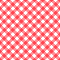 gingham red